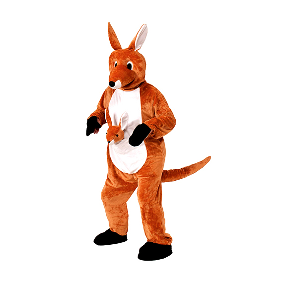 Jumpin Jenny The Kangaroo Mascot Costume
