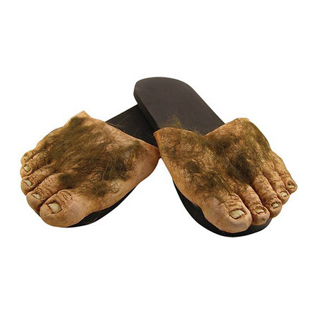 Big Hairy Hobbit Feet Slippers