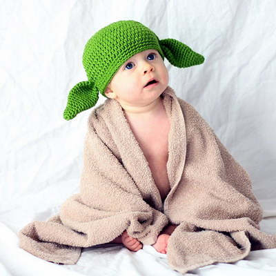Handmade Baby Yoda Hat