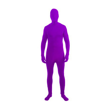Purple Invisible Skin Suit Kids Costume