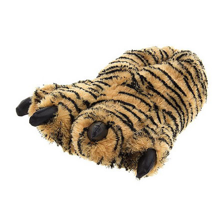 Tiger Paw Animal Slippers